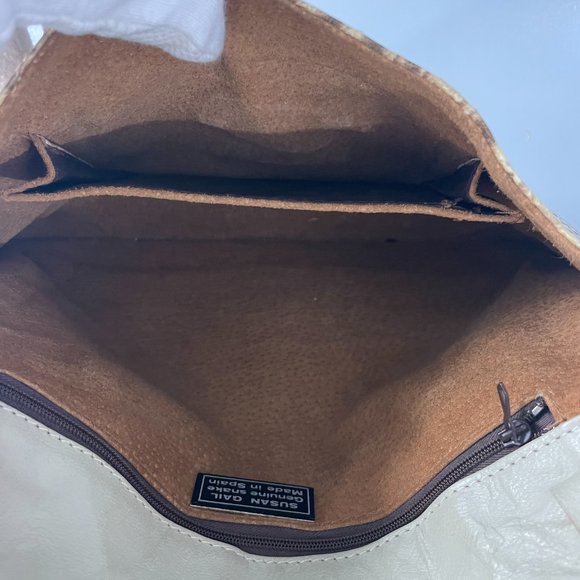 Vintage Susan Gail Genuine Snakeskin Clutch/Shoulder Bag - Picture 12 of 14